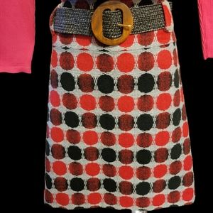 Lanalee Petite 14 Skirt Feels like Wool but has only 5% Wool